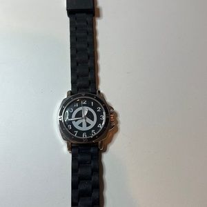 Peace sign watch